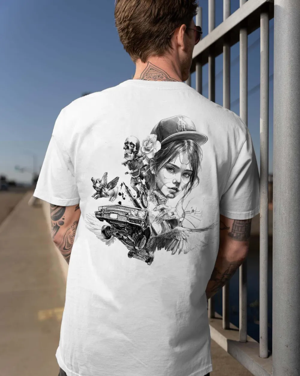 Car Booty Party Printed Men's T-shirt