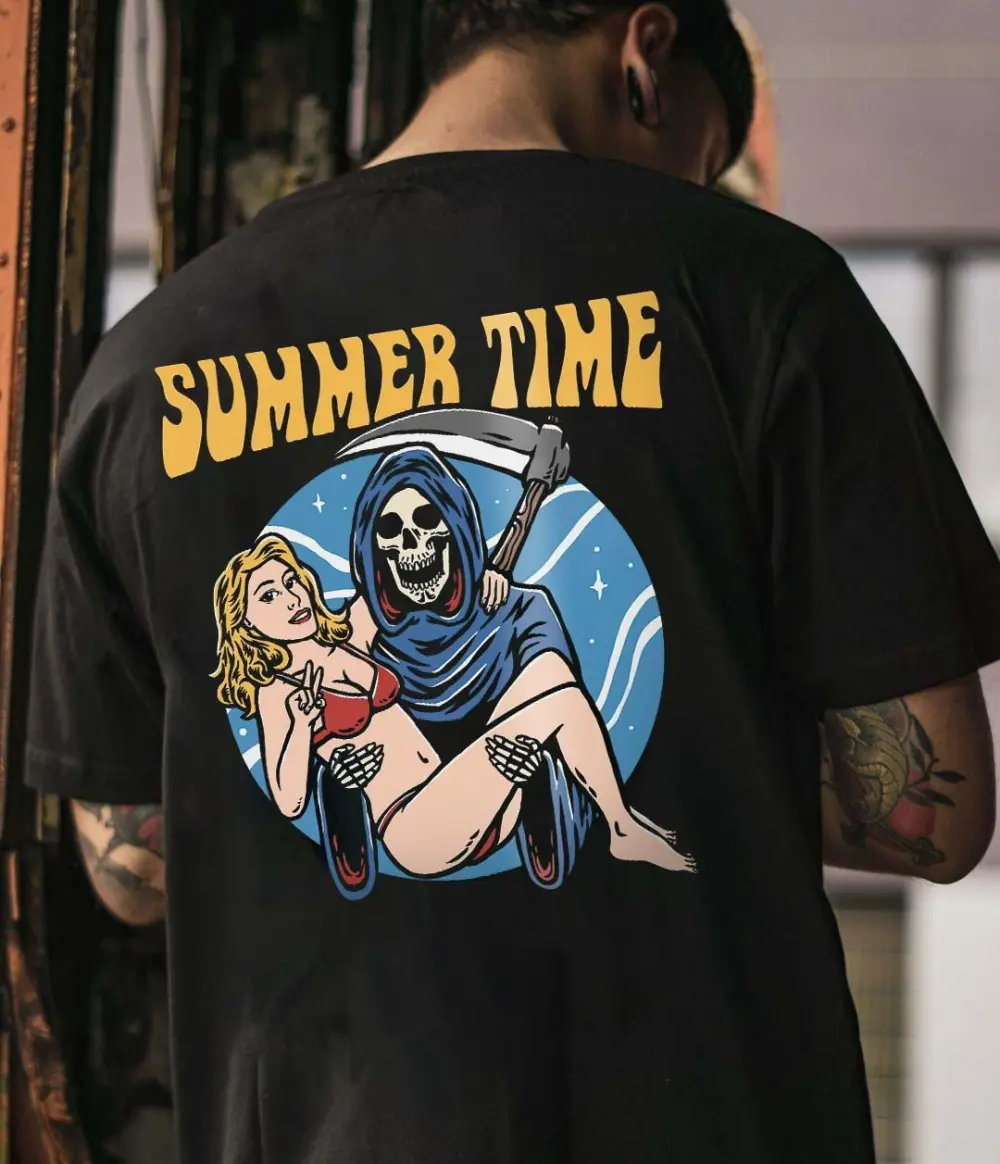 Summer Time Printed Men's T-shirt