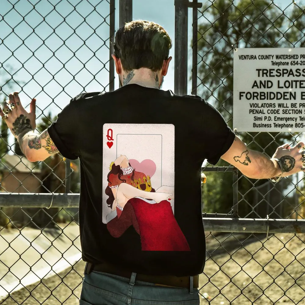 Poker Queen Printed Men's T-shirt