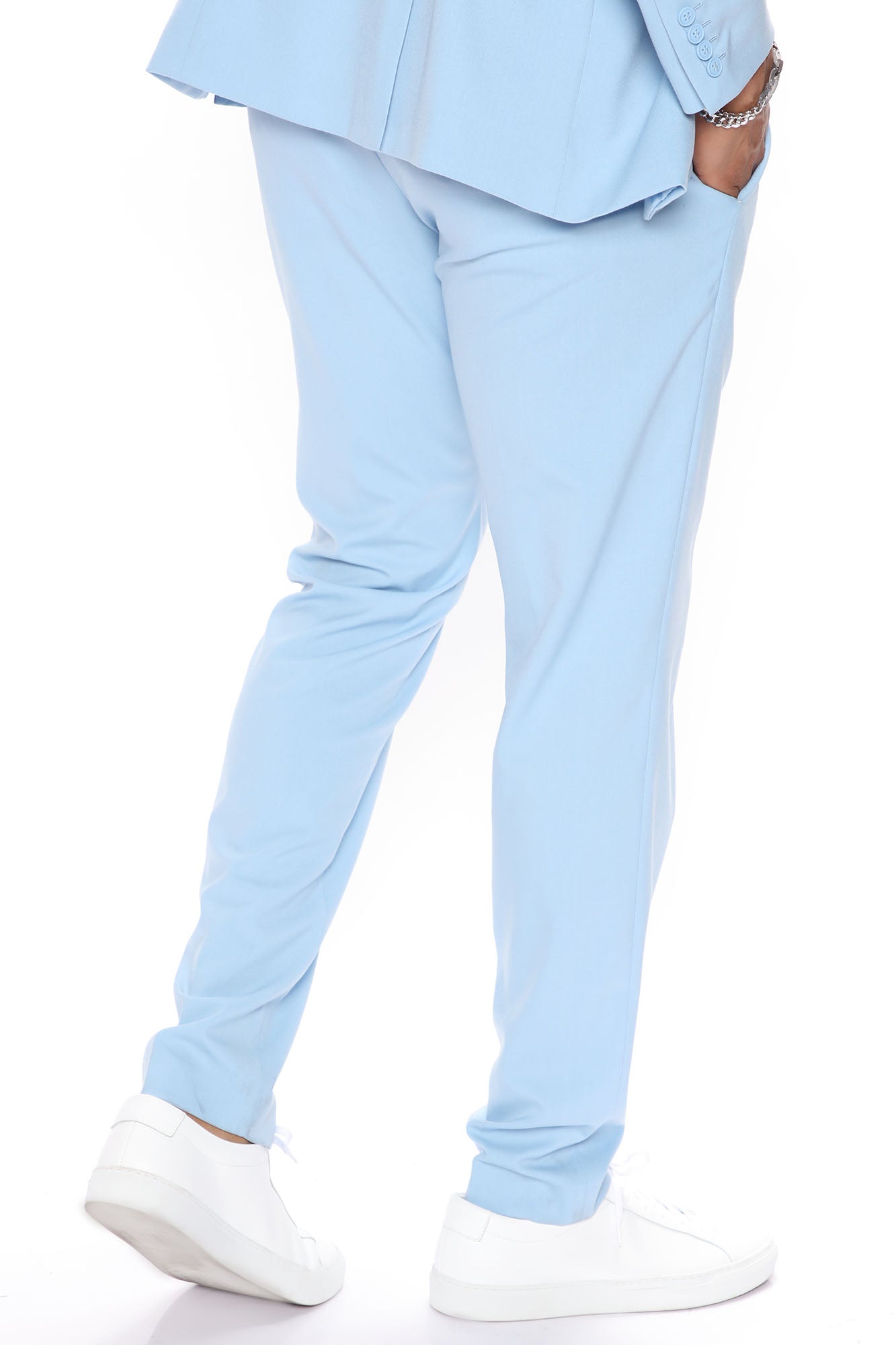 The Button Closure Slim Trouser