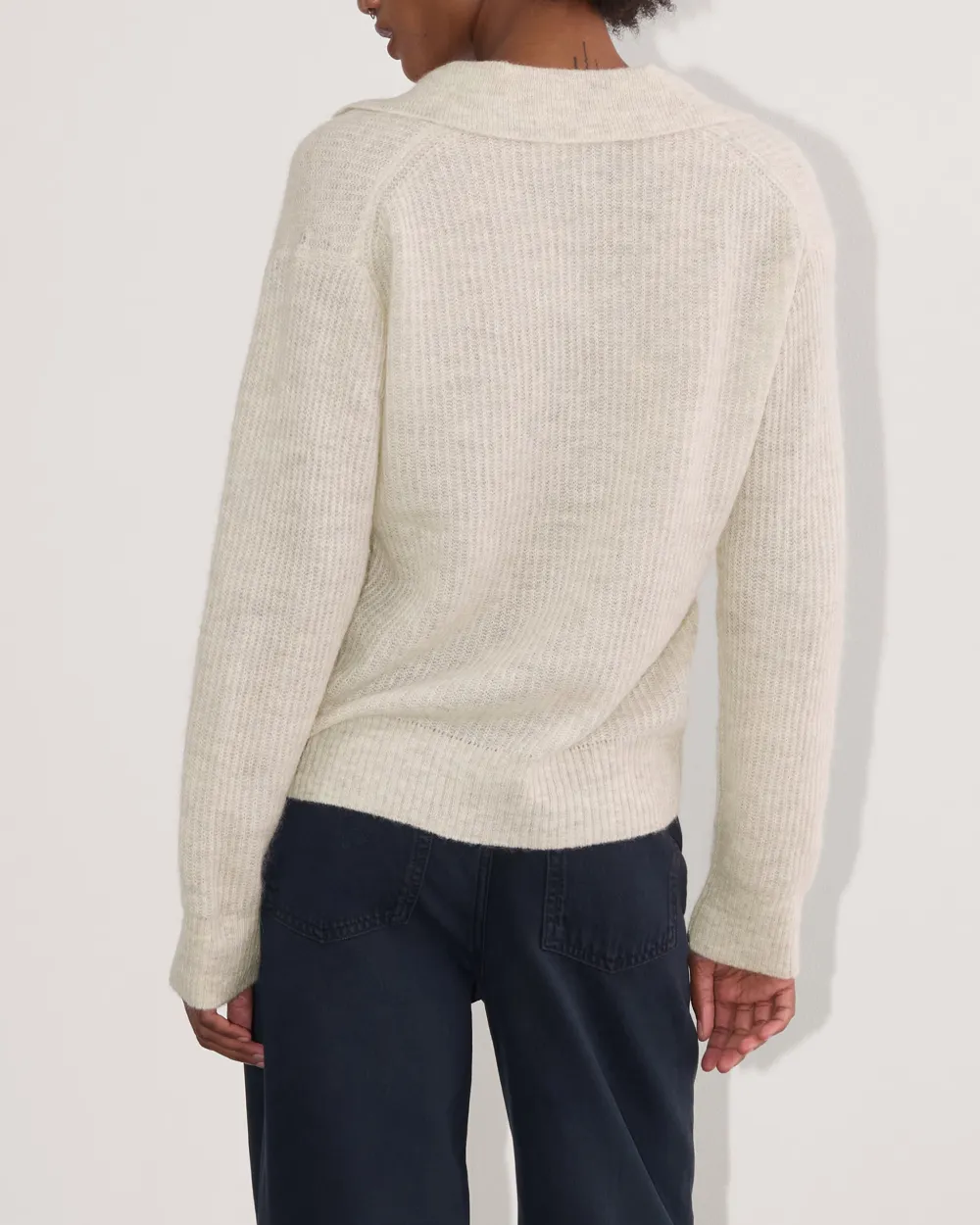 The Oversized Polo in Alpaca