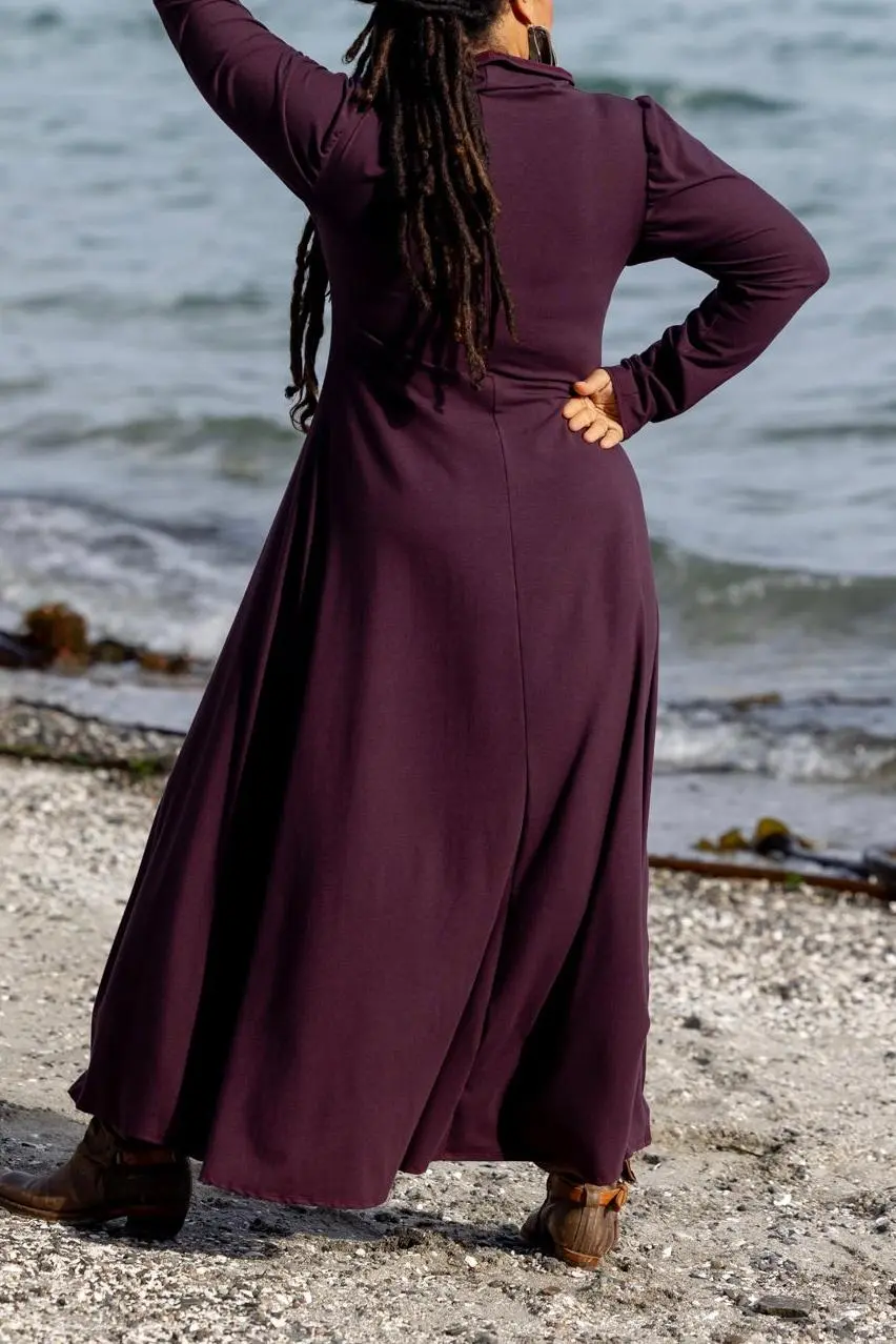 Vivienne Dress - Aubergine