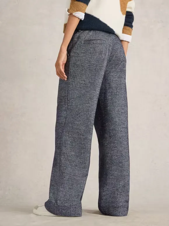 Belle Tweedy Wide Leg Trouser