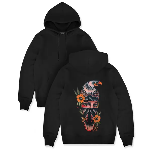 Eagle Mask Printed Men's Hoodie