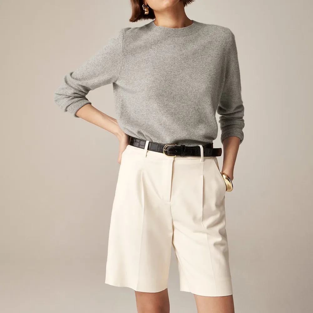 Cashmere classic-fit crewneck sweater