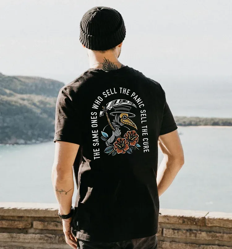 The Same Ones Who Sell The Panic Sell The Cure Men T-Shirt