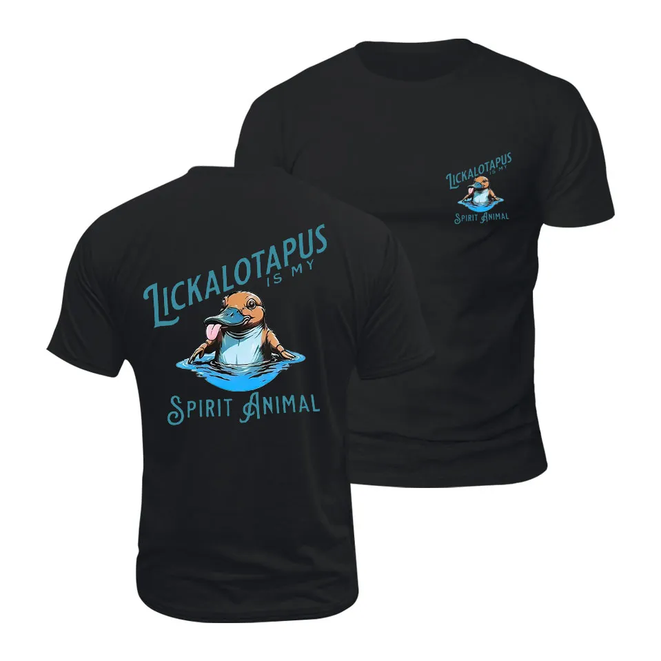 Lickalotapus Is My Spirit Animal Printed Men's T-shirt