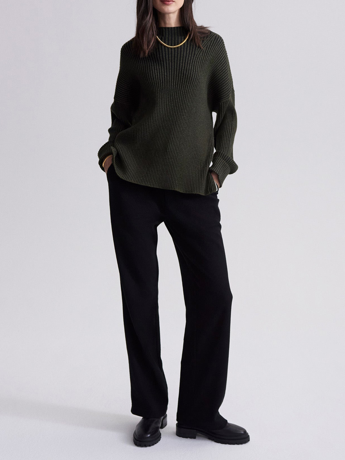 Kingsley Mock Neck Knit