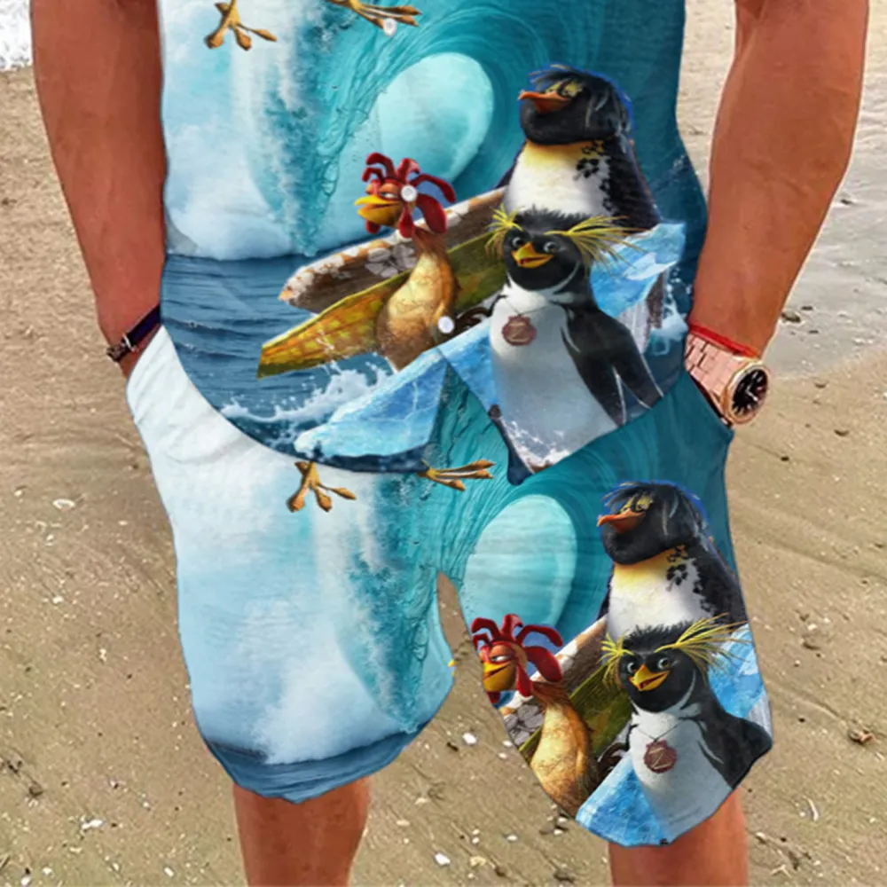 surfs up Shirt&Short Two-piece set