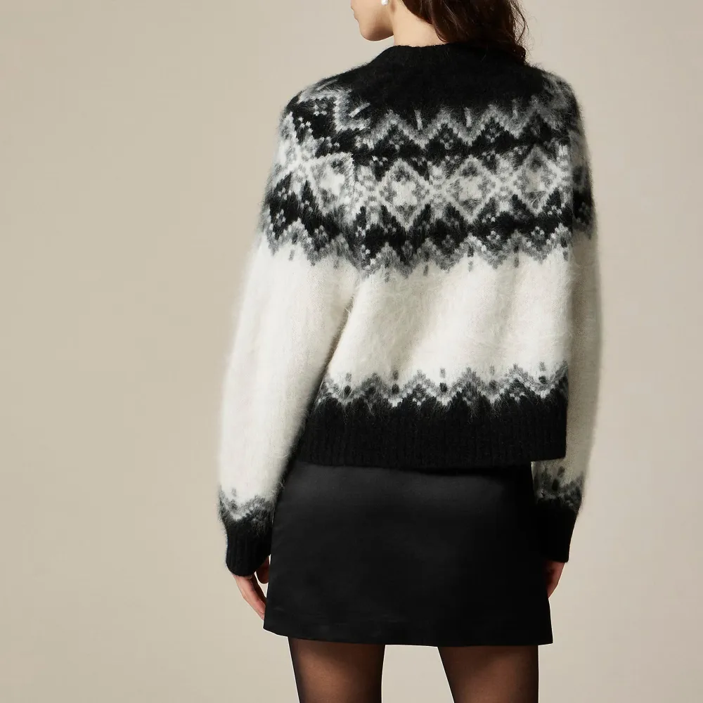 Brushed cashmere sweater