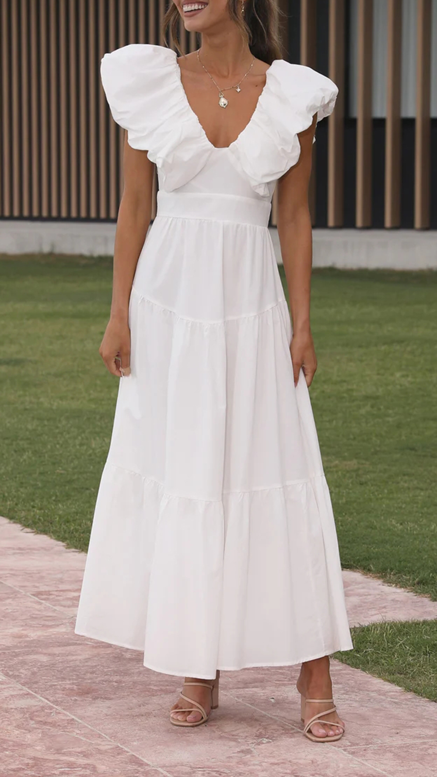 Emma Maxi Dress - White