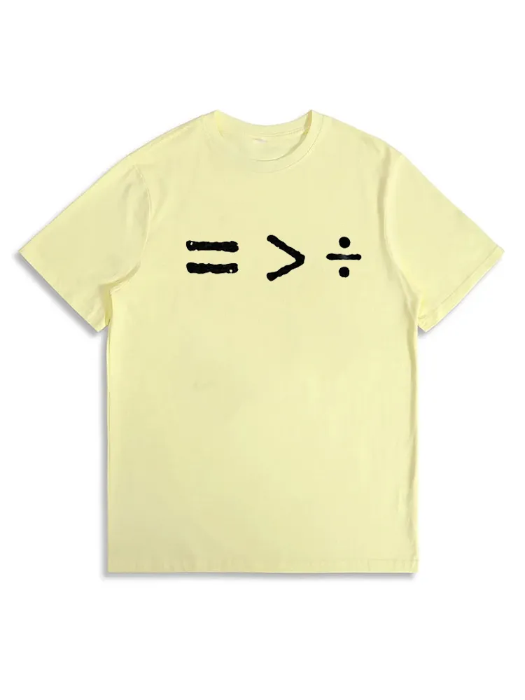 Equal Rights Math Equal Sign Is Greater Than Divide Equality T-Shirt