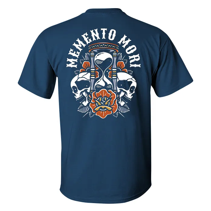 Memento Mori Print Men's T-Shirt