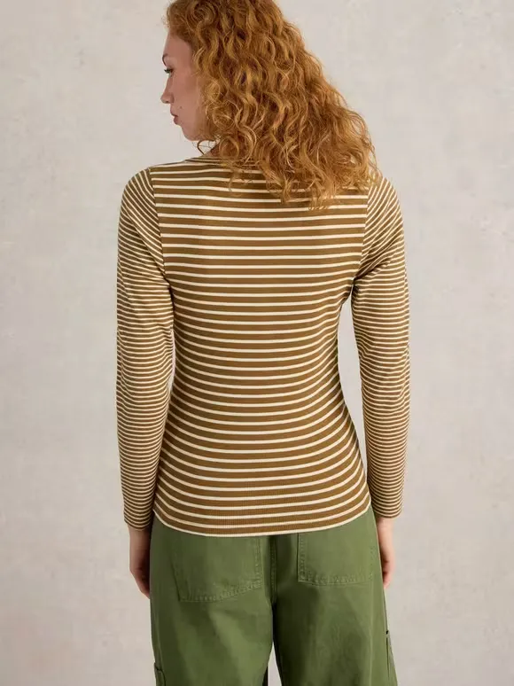 HALLEY RIB STRIPE HENLEY