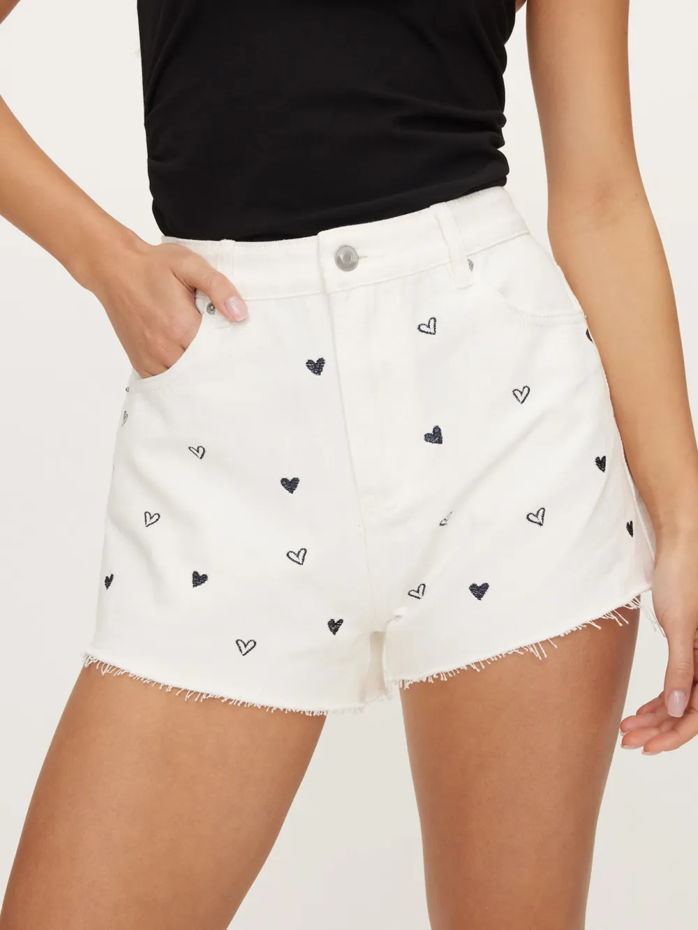 Dua Denim Cut Off Shorts