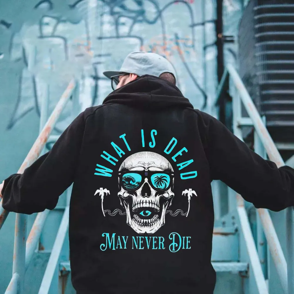 What Is Dead May Never Die Print Men's Hoodie