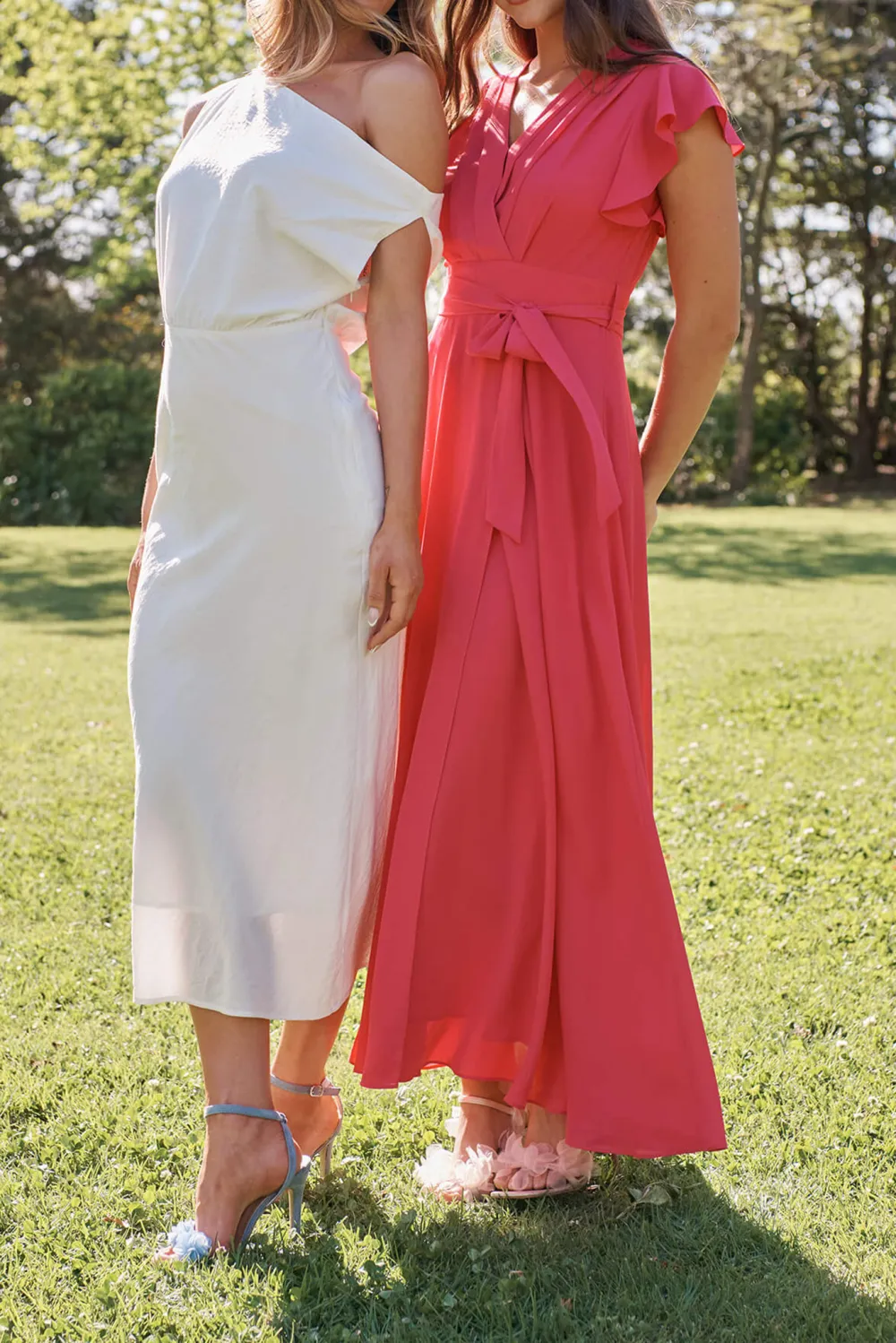 White One Shoulder Bodycon Midi Dress