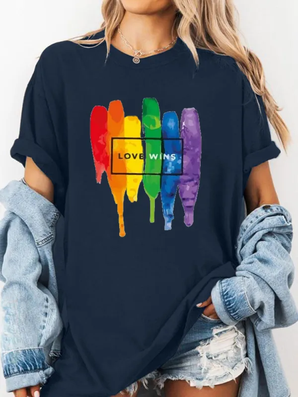 Love Wins Shirt, LGBT Love Shirt, Gay Pride Shirt, Queer T-Shirt, Rainbow Love Shirt