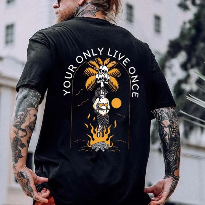 Your Only Live Once Printed Men's T-shirt