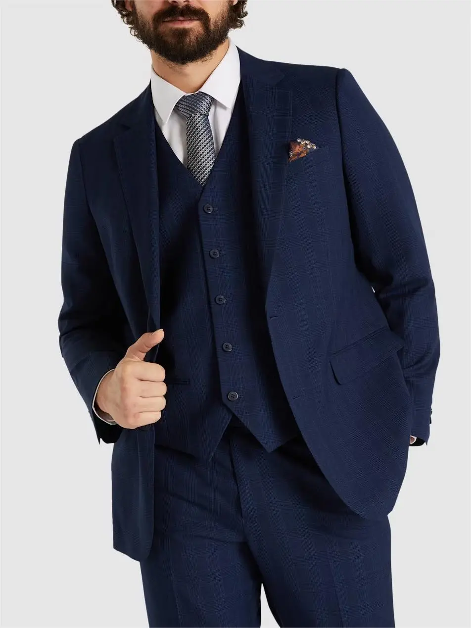 ROYAL SAYLOR CHECK SUIT JACKET