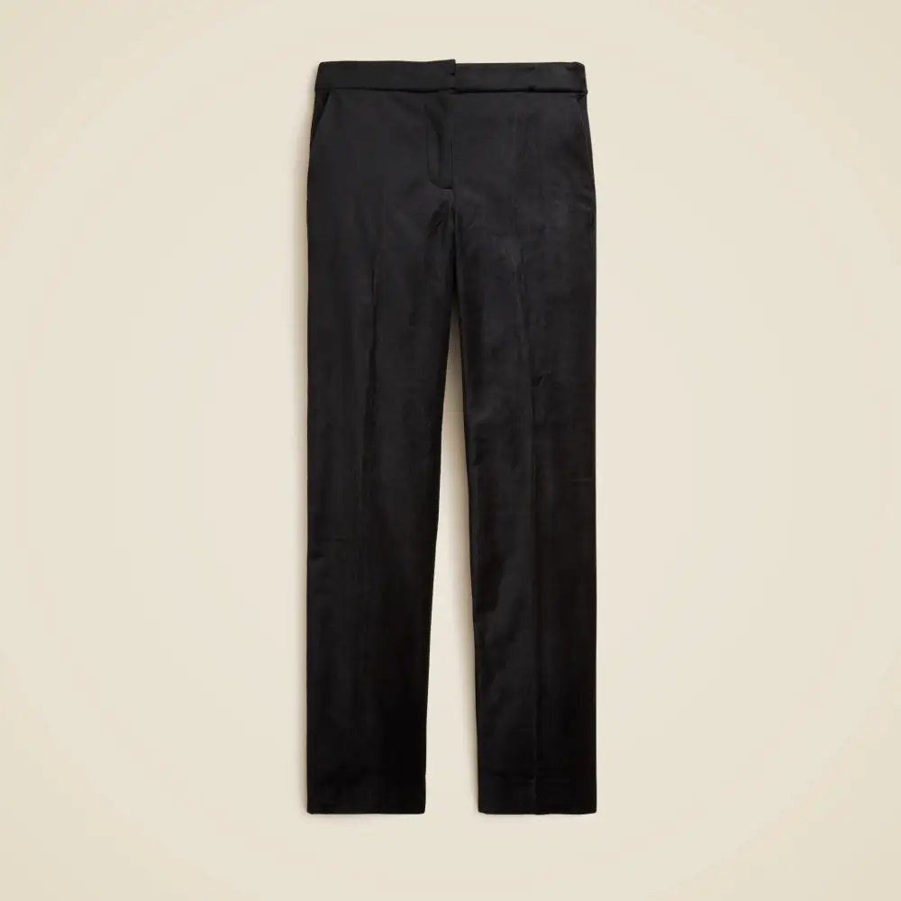 Kate slim-fit pant in velvet