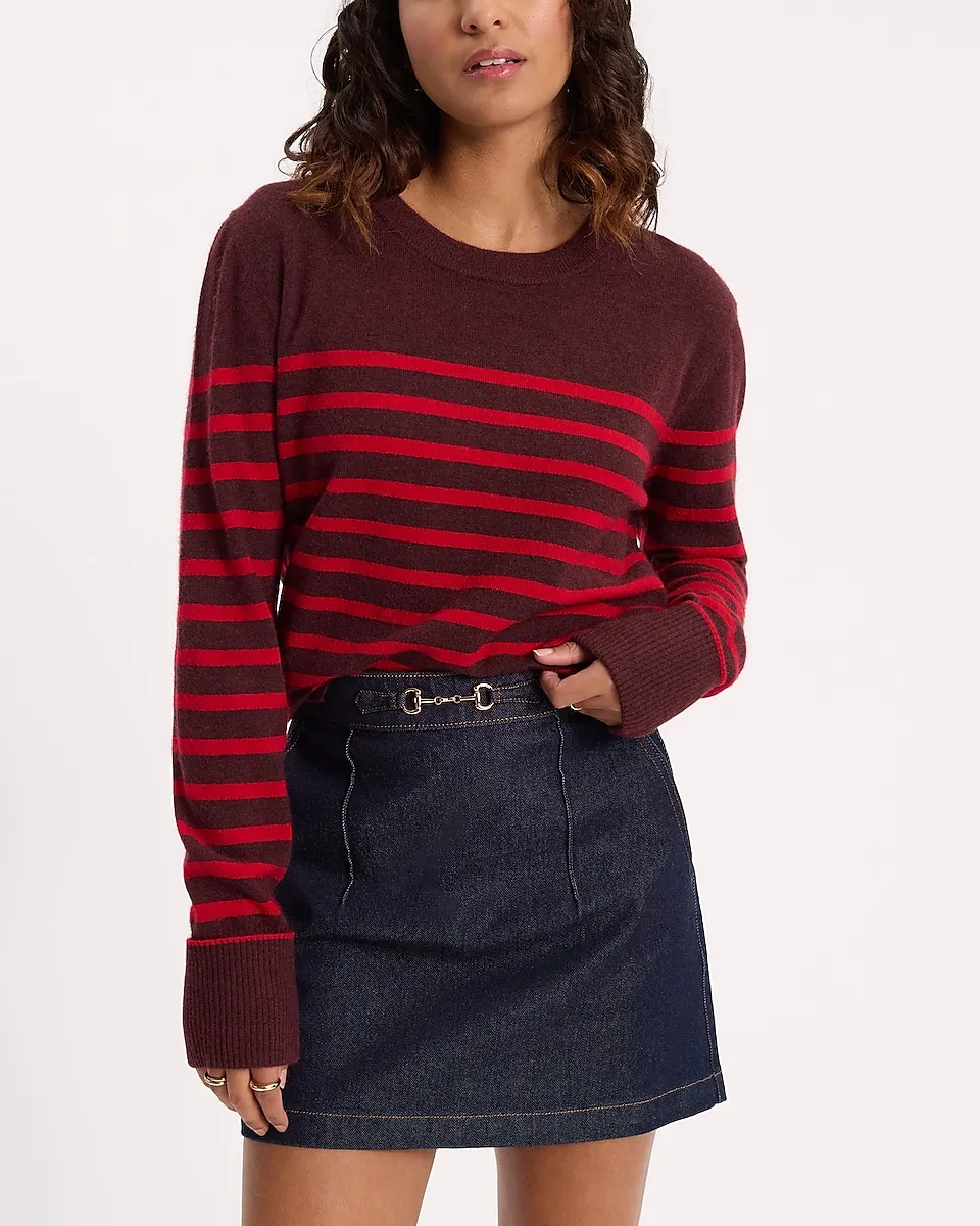 Striped Crew Neck Sweater