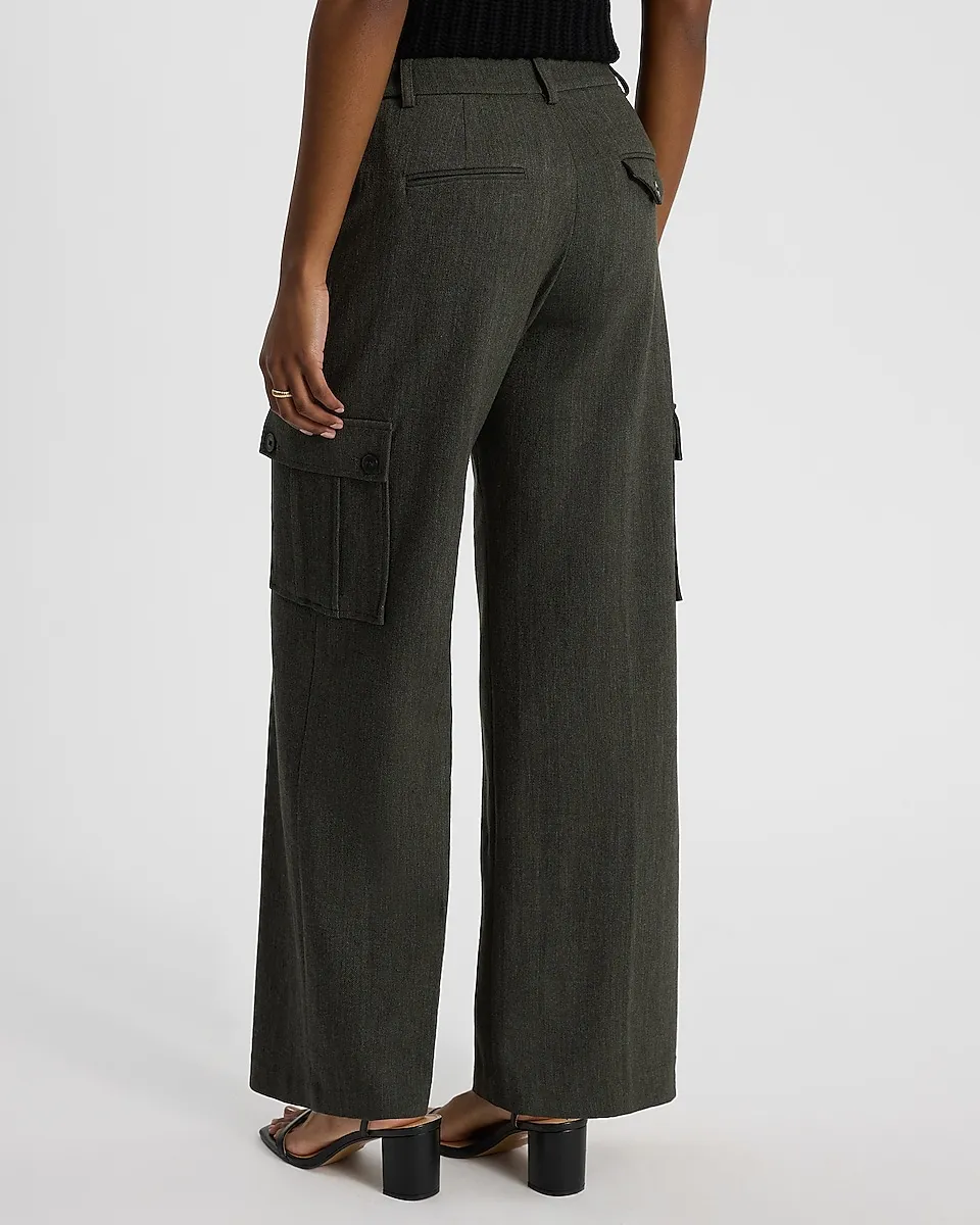 Editor Mid Rise Cargo Trouser Pant