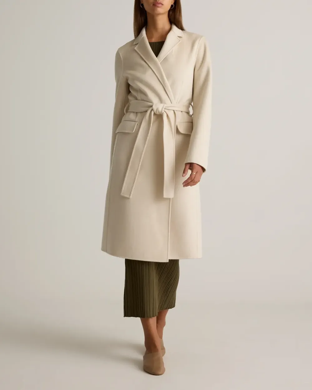 Daily Double-Faced Wrap Coat