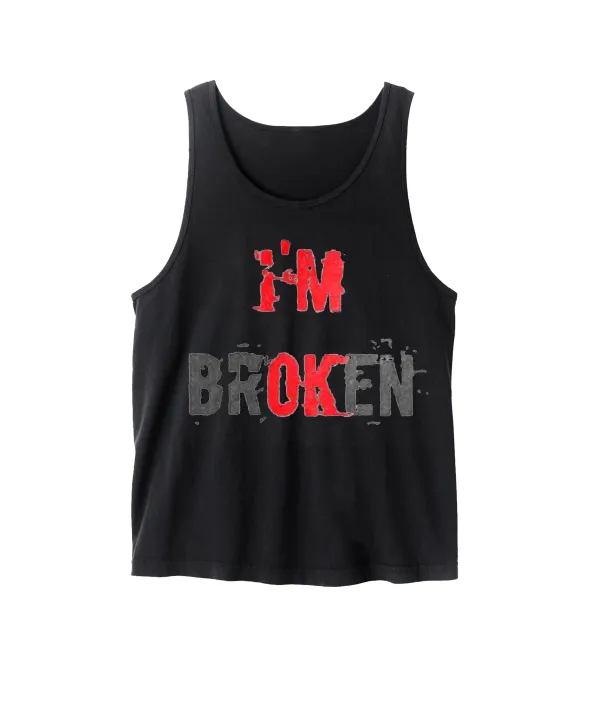 I'M Broken Printed Men'S Tank