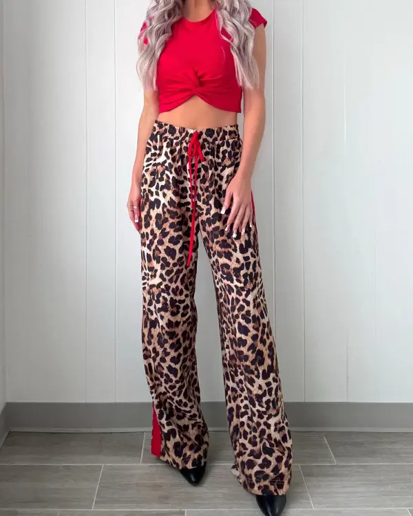 Prowl Perfect Leopard Stripe Pants