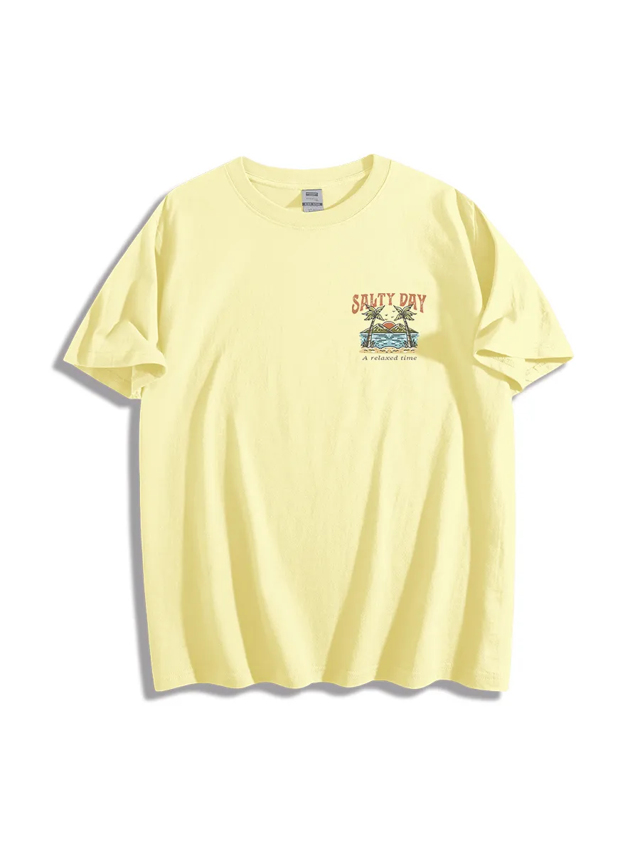 Men'S Casual Short Sleeve Crew Neck T-Shirt