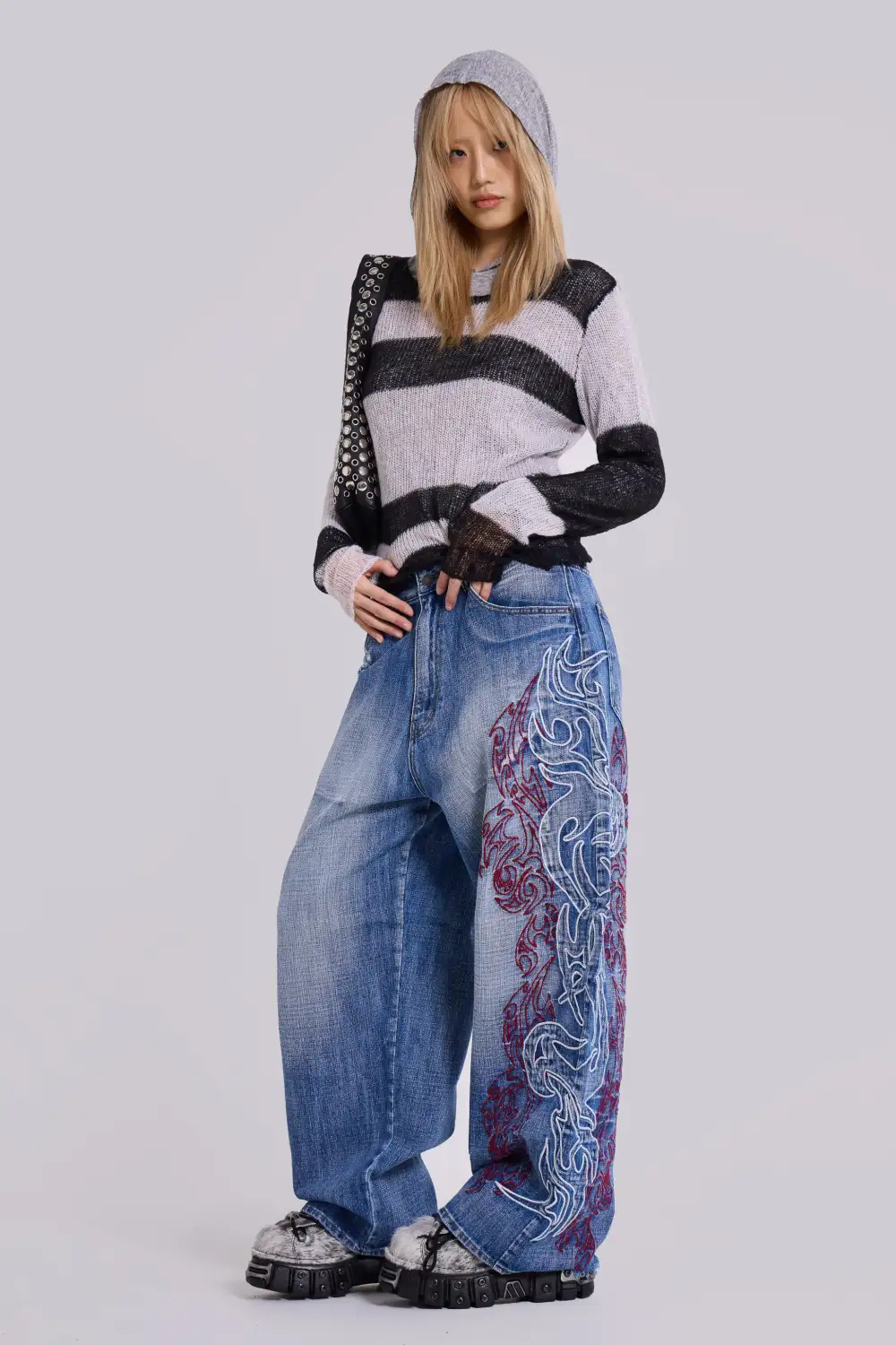 Layered Tribal XL Colossus Jeans