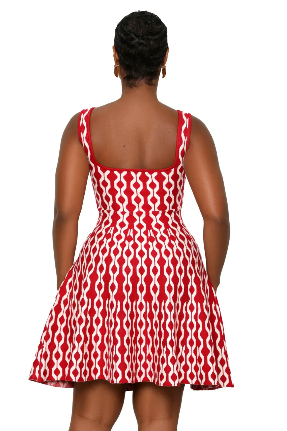 Take A Twirl Dress (Red Multi)