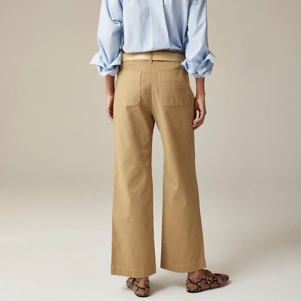 Sailor slim wide-leg chino pant