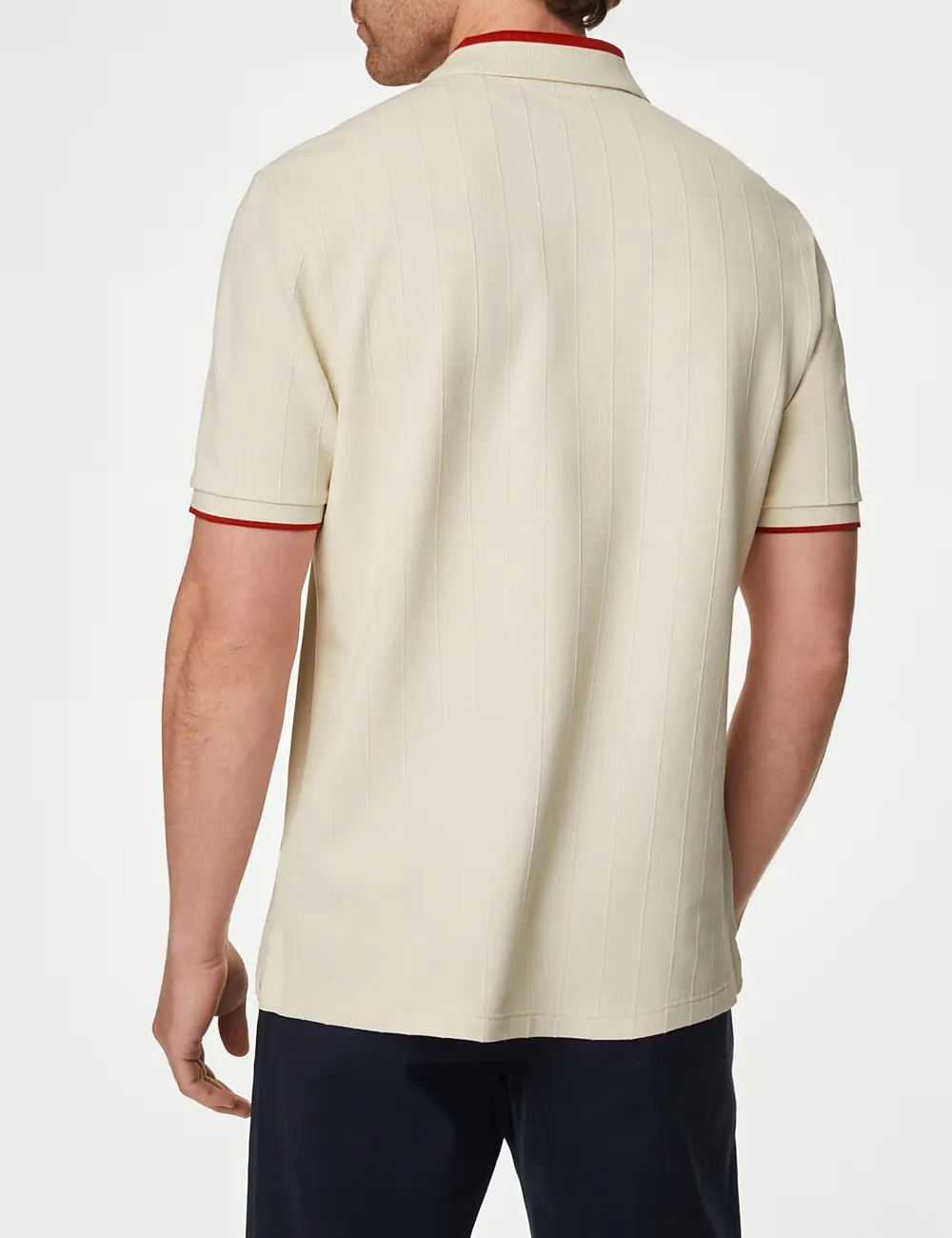 Cotton Rich Textured Polo Shirt