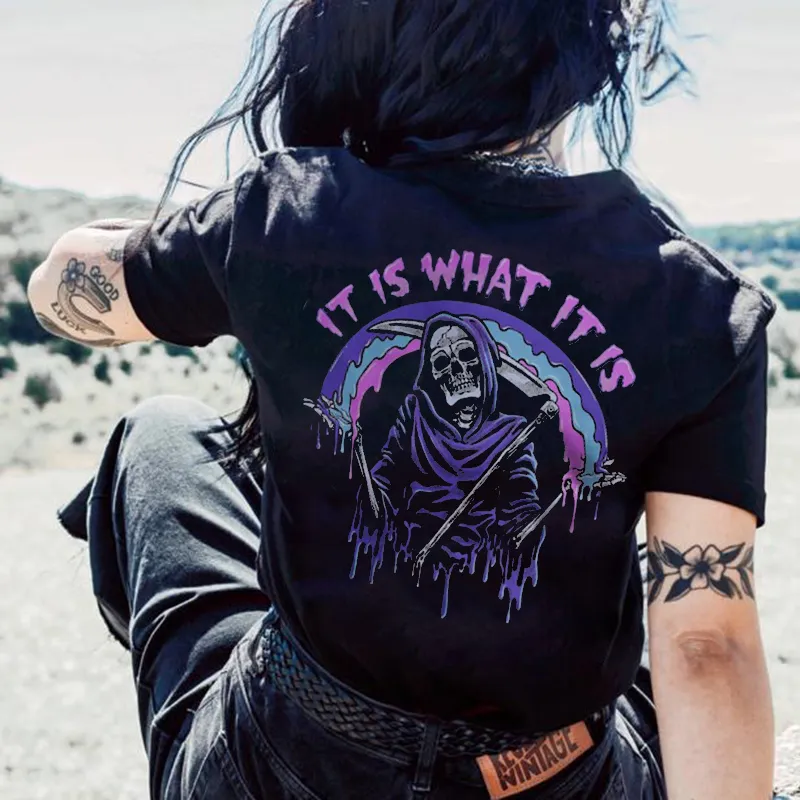 It Is What It Is Print Women's T-shirt