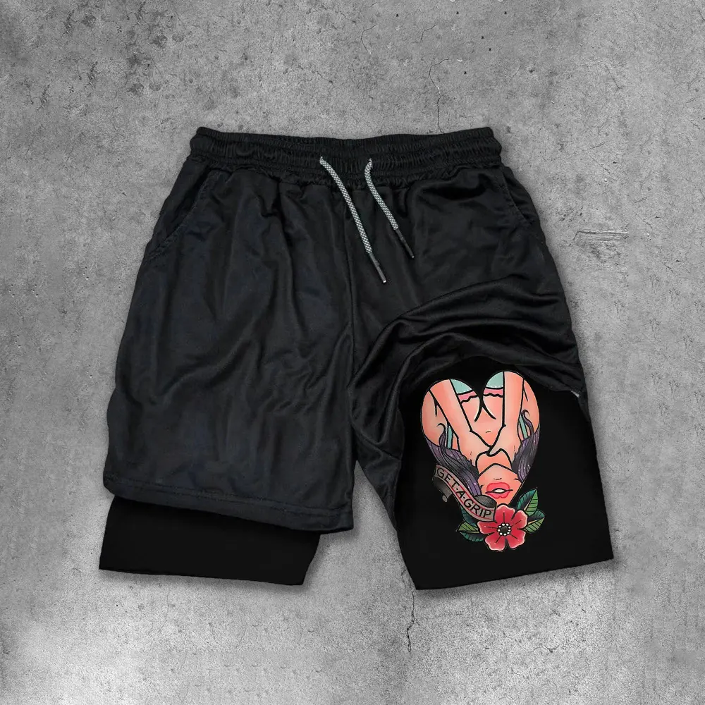 Get-A-Grip Printed Men's Shorts