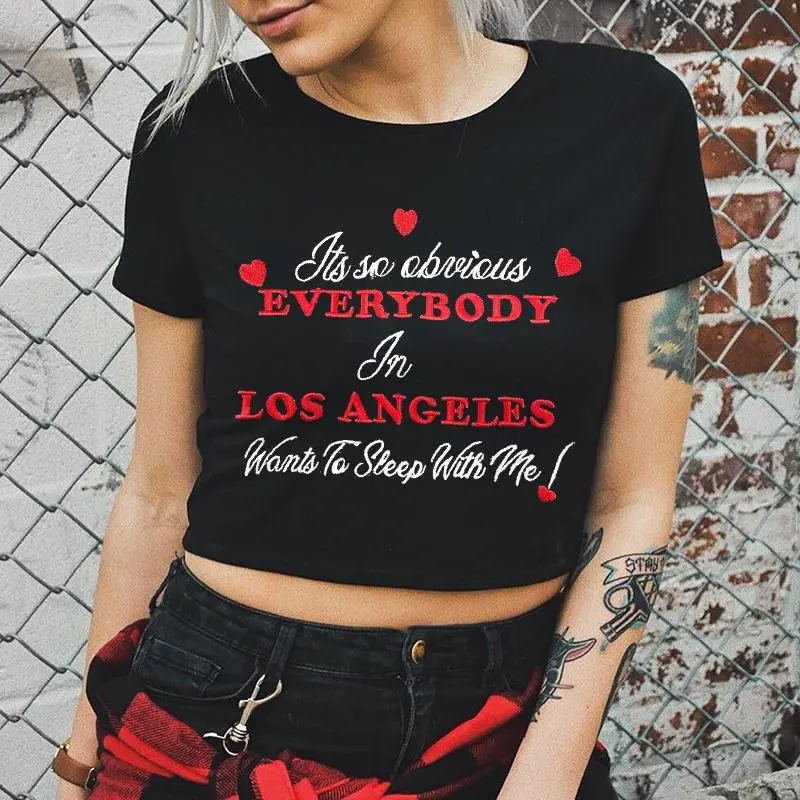 Everybody In Los Angeles Printed T-shirt