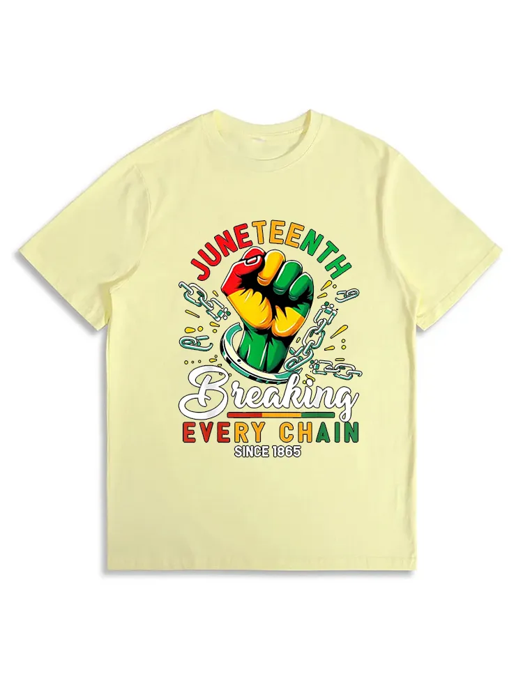 Juneteenth Breaking Every Chain Since 1865 T-Shirt