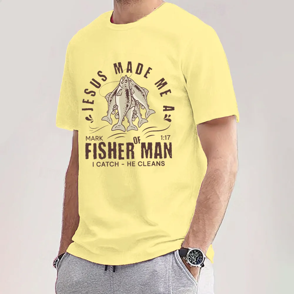 Jesus Made Me A Fisher T-Shirt