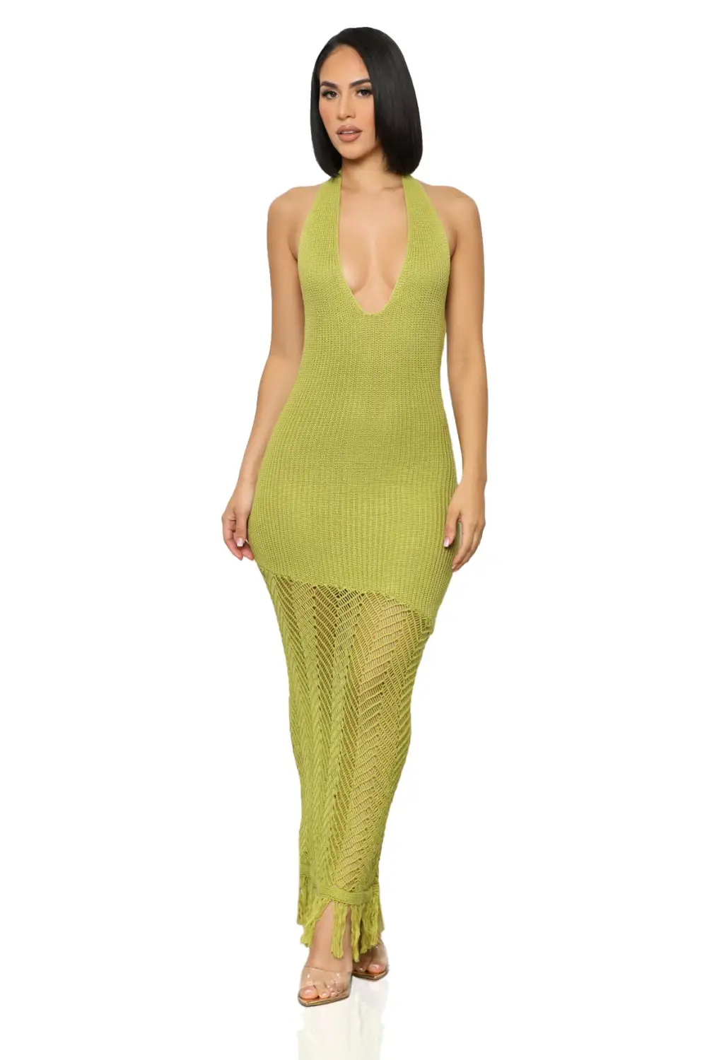 Golden Hour Crochet Maxi Dress