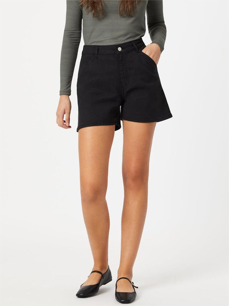 Kylie Utility Black Shorts