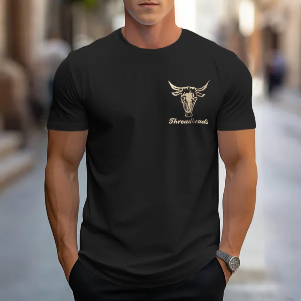 Men'S T-Shirt Born To Ride Oversized Tee
