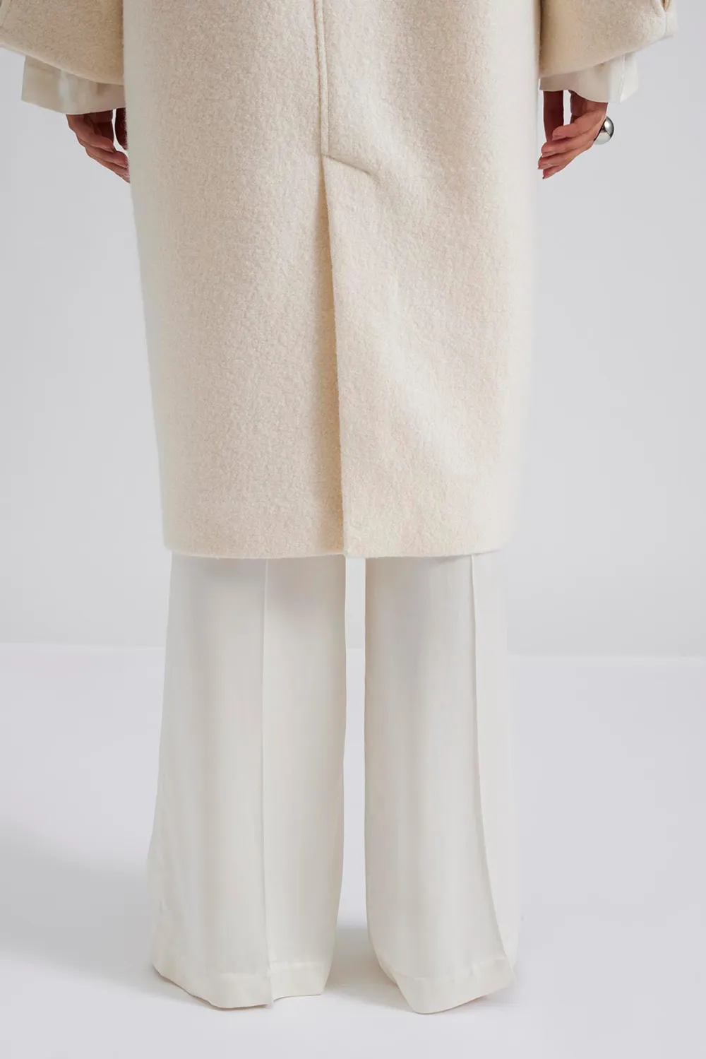 Long Length Wool Blend Coat