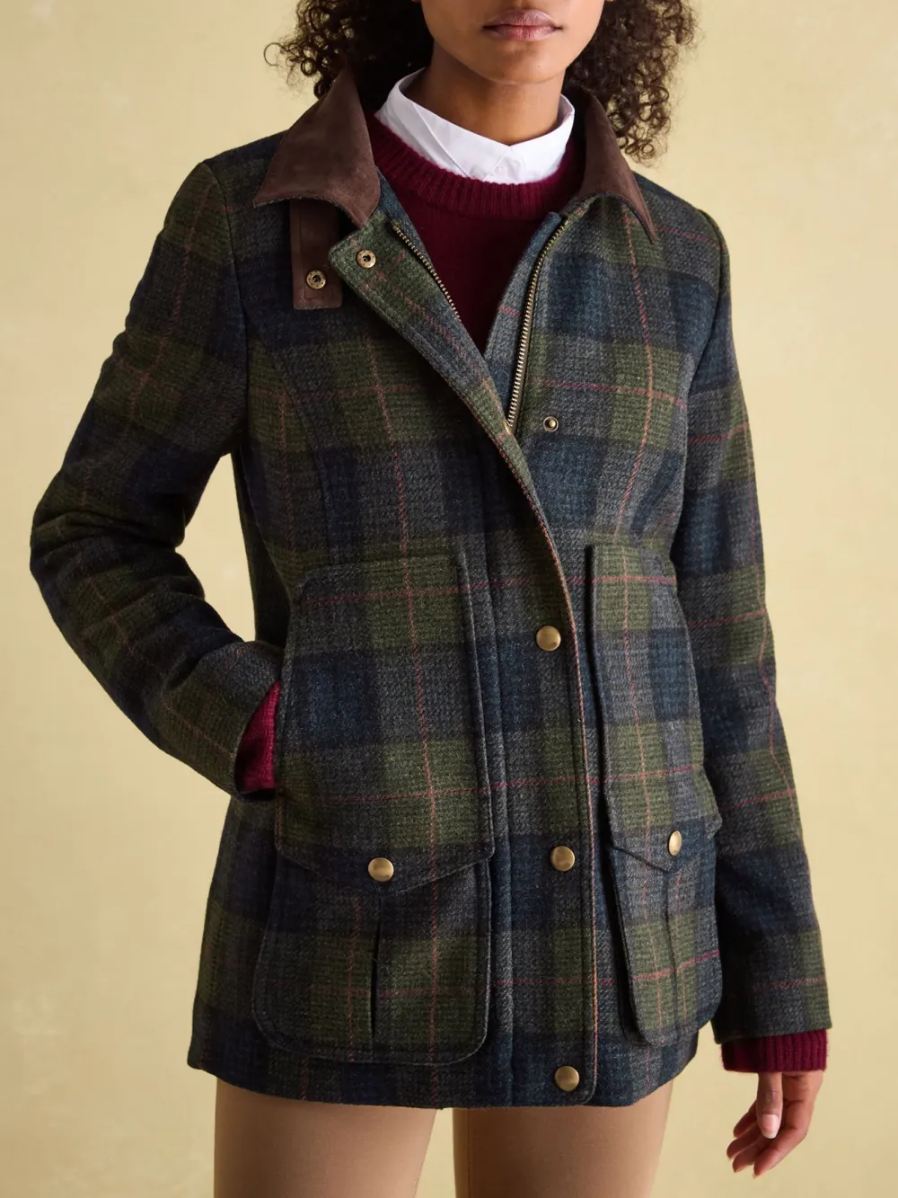 Fieldcoat Navy/Khaki Tweed Jacket