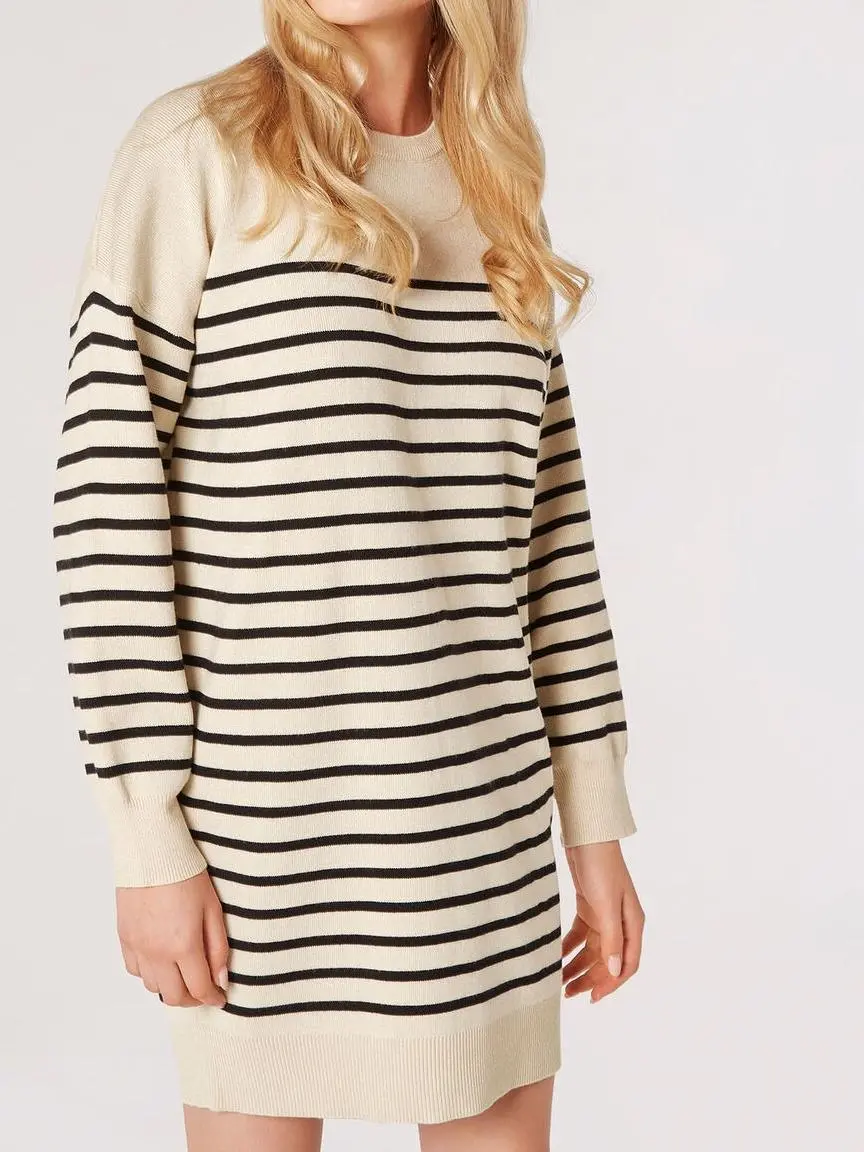 Stripe Jumper Mini Dress