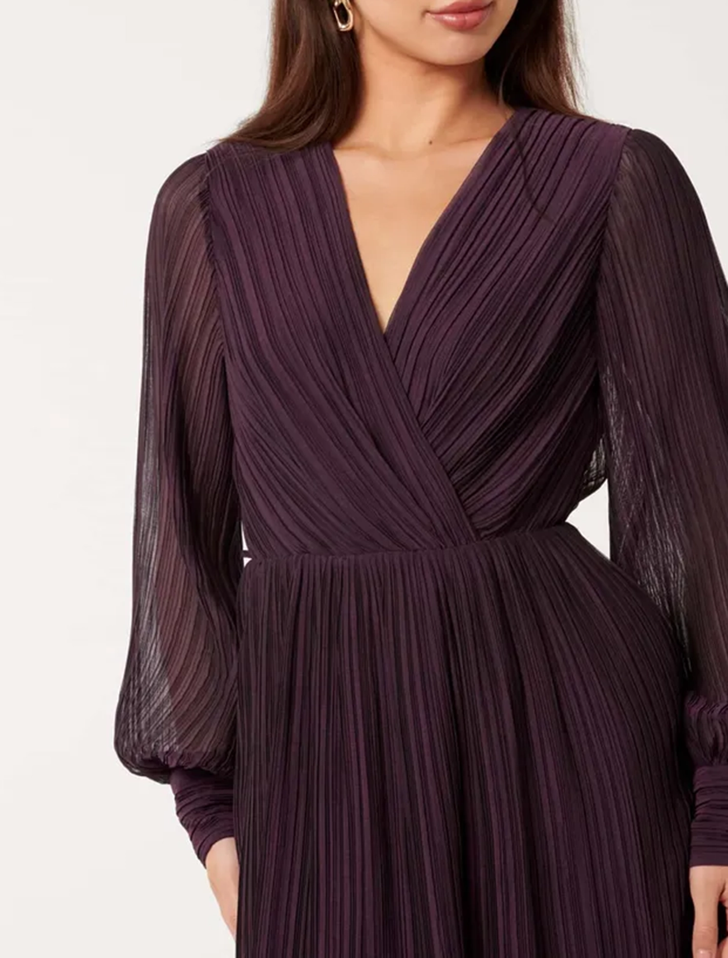 Genevieve Pleated Mini Dress