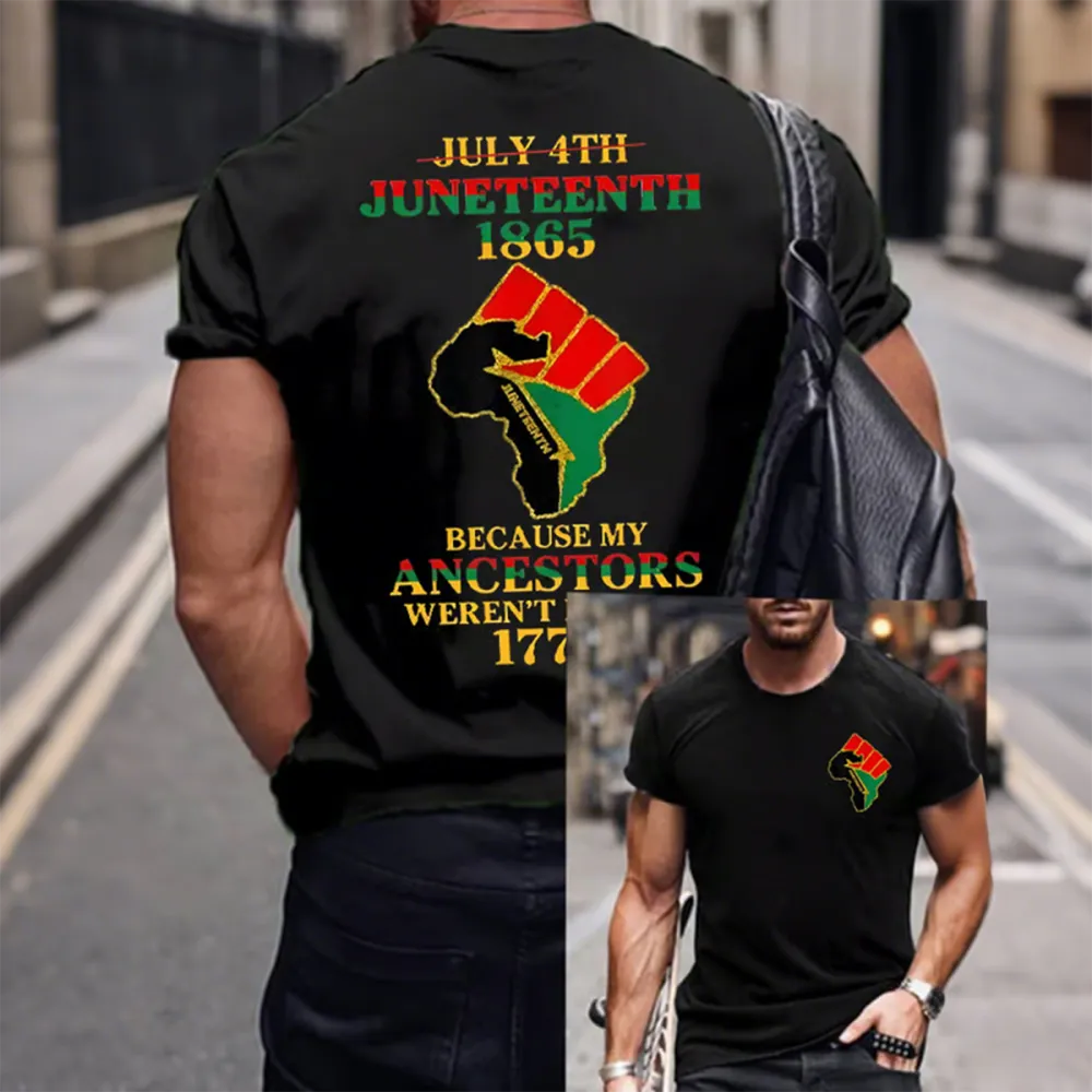 July 4Th Juneteenth 1865 My Ancestors Weren'T Free In 1776 T-Shirt