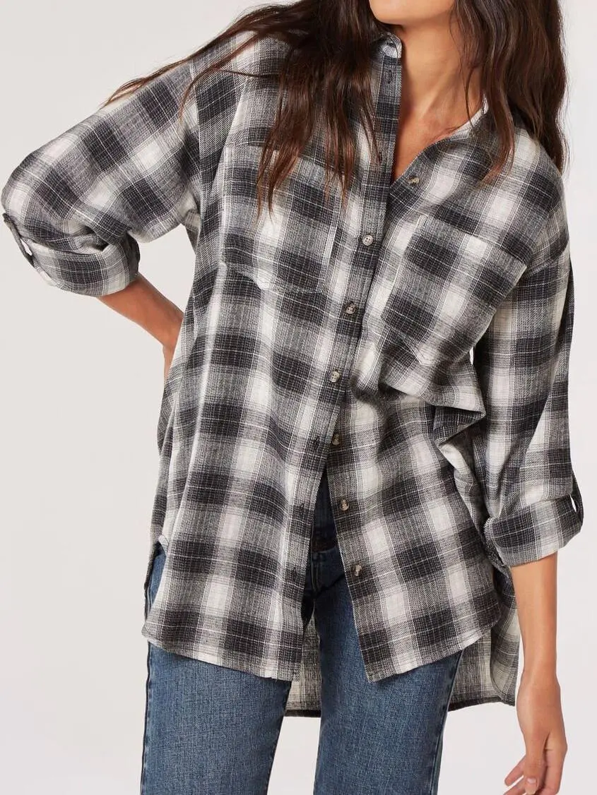 Plaid Oversized Shirt