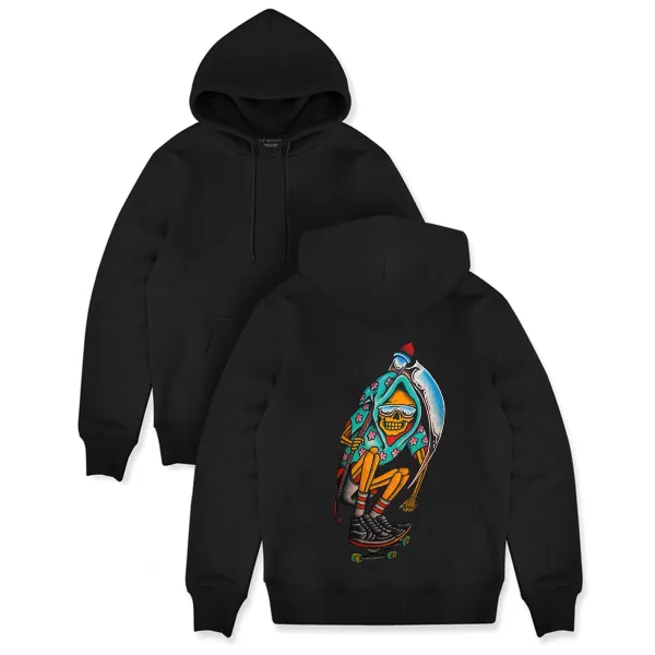 Skate Never Die Printed Men's Hoodie